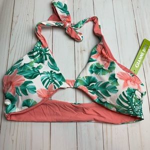 Gianni Bini NWT Tropical Bikini Top